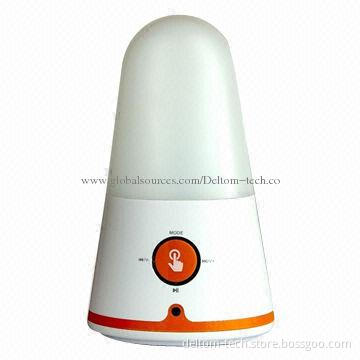 Multifunctional Light T-Flash Card Insert Audio Speaker, FM Radio, Touch Music Lamp